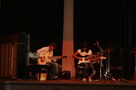 Supriya Bhonsle Guitar Student accompanied by Daniel Babekuhl guitar teacher